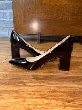 Marc Fisher Ltd Dark Red Patent Leather Heels